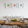 Sleek & Industrial Styled London City Island Apartment | Dining Area | Interior Designers